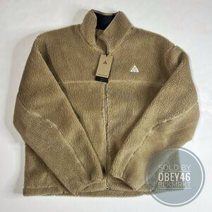 Nike ACG Full Zip Up Canwell Glacier Jacket Khaki Beige FV8653-247 Size L